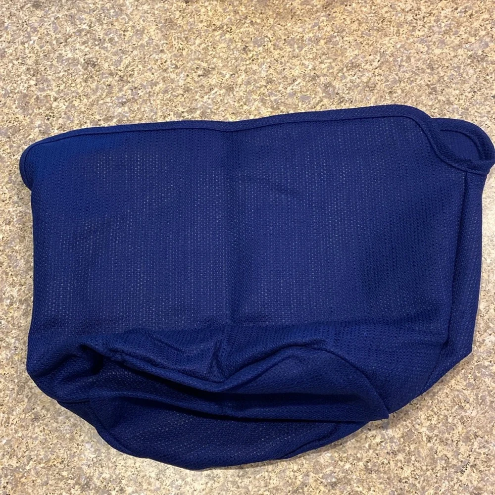 Longaberger Ice Bucket Fabric Liner Indigo Blue 28069144